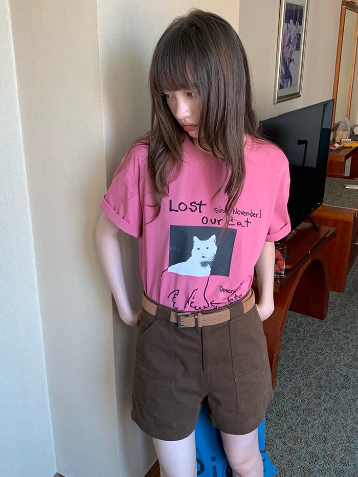 ヴィンテージ風 カーゴ ショートパンツ LUMIYUMI