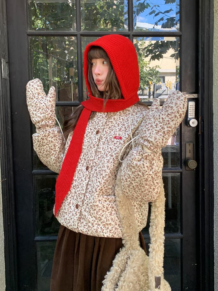 LUMIYUMI ウールブレンド 折り襟 ミドルコート　Sサイズ ウールブレンド 折り襟 ミドルコート- LUMIYUMI