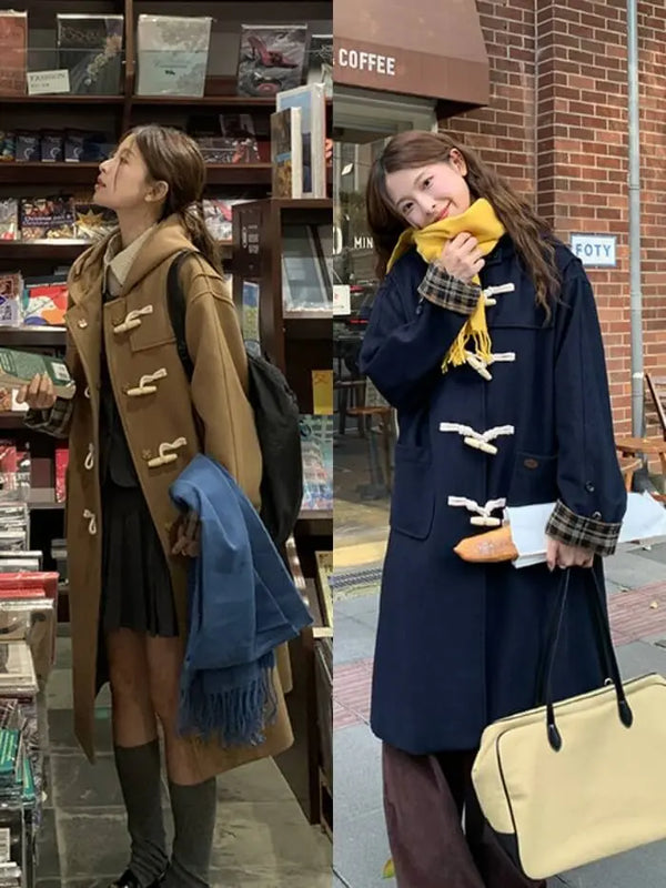 フード付き ヴィンテージ ダッフルコート - LUMIYUMI