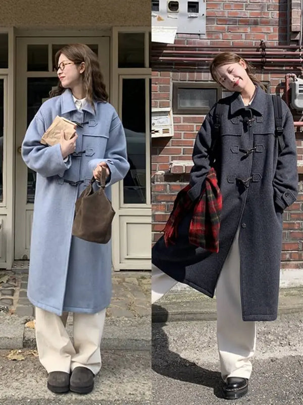 ヴィンテージ ウールブレンド ダッフルコート - LUMIYUMI