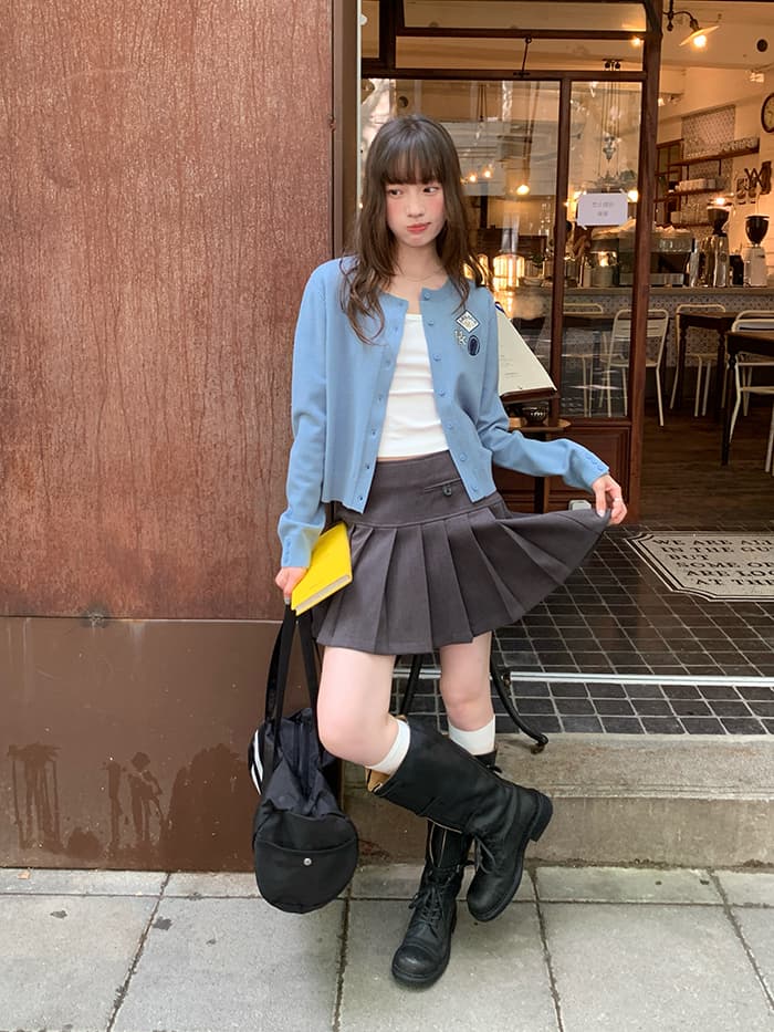 ショートジャケット＆プリーツスカート セットアップ LUMIYUMI