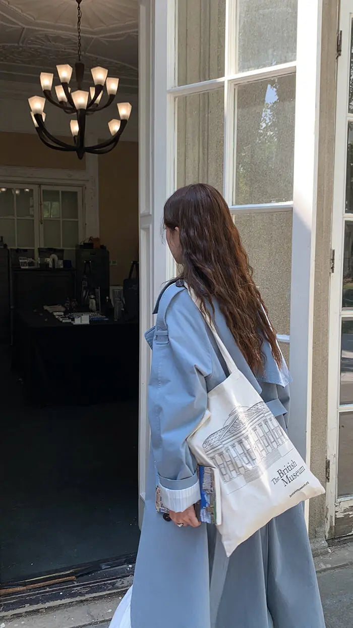 イギリス風 ルーズフィット トレンチコート - LUMIYUMI