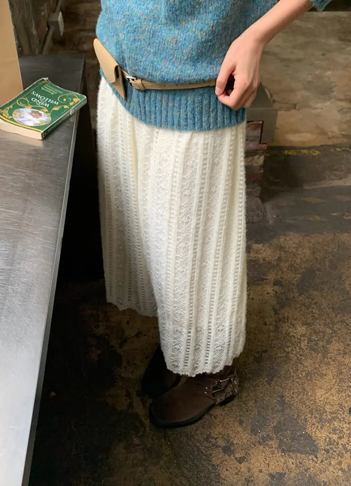 ゆったり シンプル カラーネップ セーター - LUMIYUMI