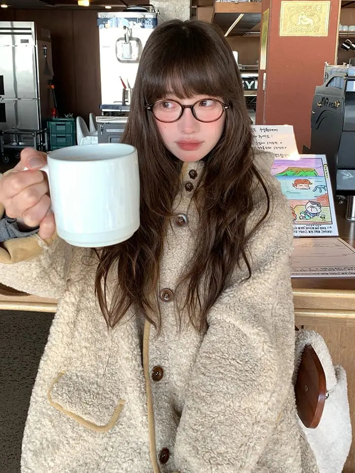 リバーシブル フード付き ボアブルゾン LUMIYUMI