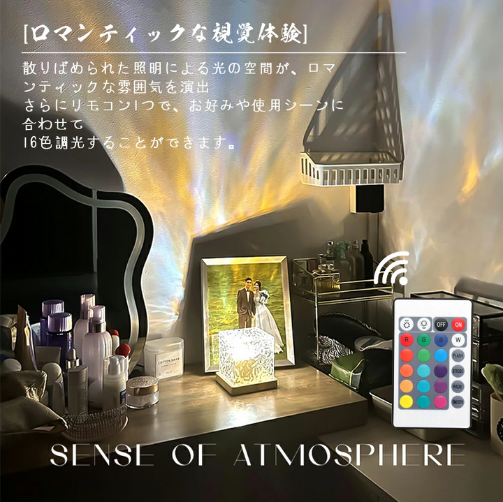 16色変化 ウォーターパターンランプ LUMIYUMI