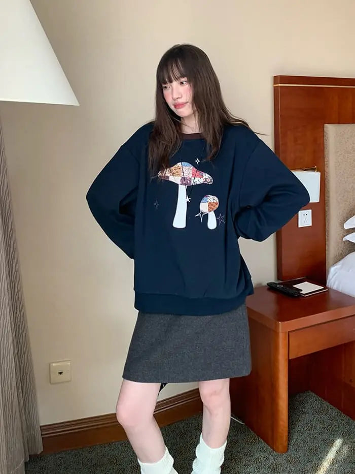 サイドボタン ハイウエスト ミニスカート LUMIYUMI