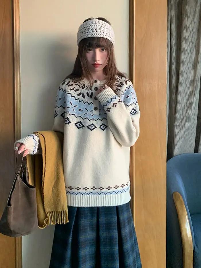 チェック柄 Aライン ミモレ丈 スカート LUMIYUMI