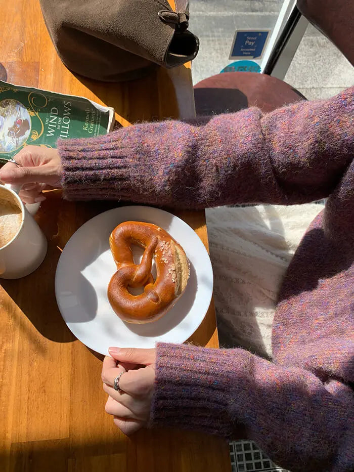 ゆったり シンプル カラーネップ セーター - LUMIYUMI