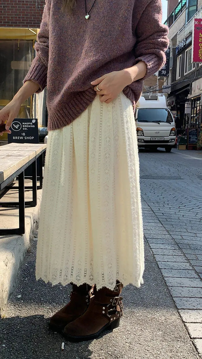 ゆったり シンプル カラーネップ セーター - LUMIYUMI