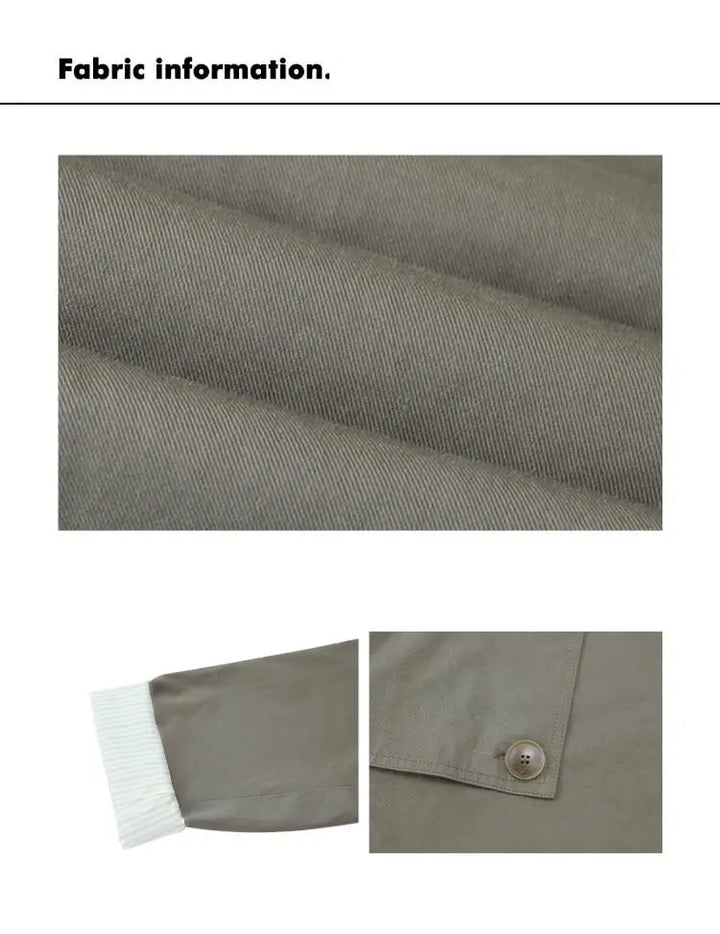 イギリス風 ルーズフィット トレンチコート - LUMIYUMI