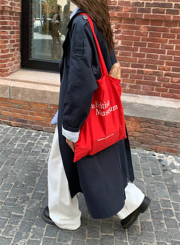 イギリス風 ルーズフィット トレンチコート - LUMIYUMI